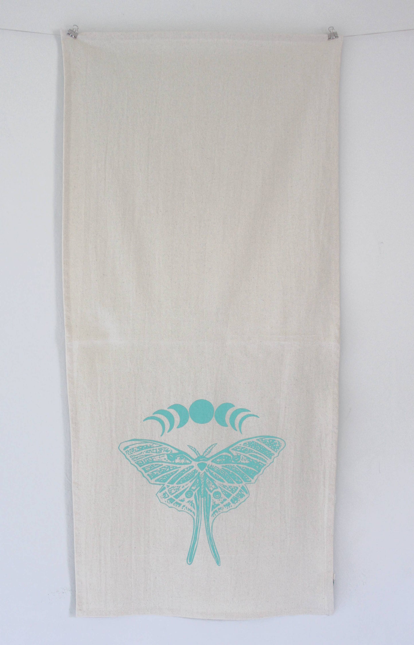 Organic Cotton Luna Moth Tea Towel