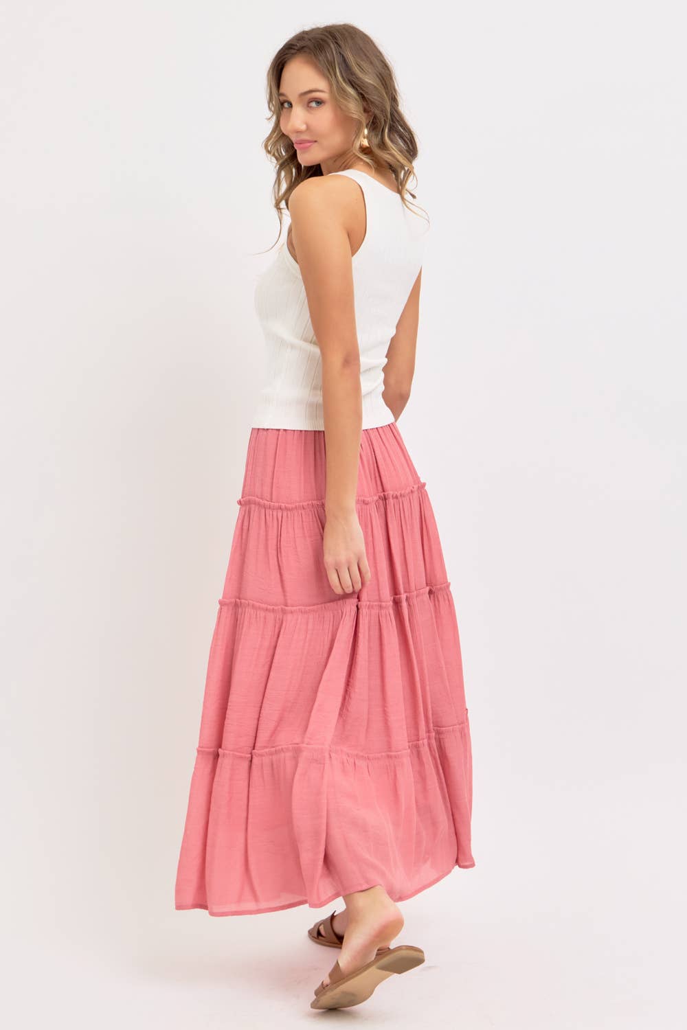 BESTSELLER TIERED MAXI SKIRT