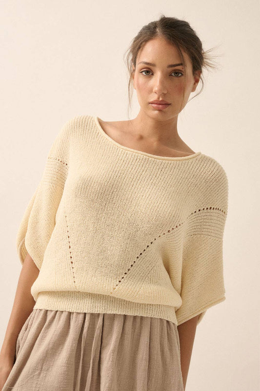 The Willow Pointelle Sweater