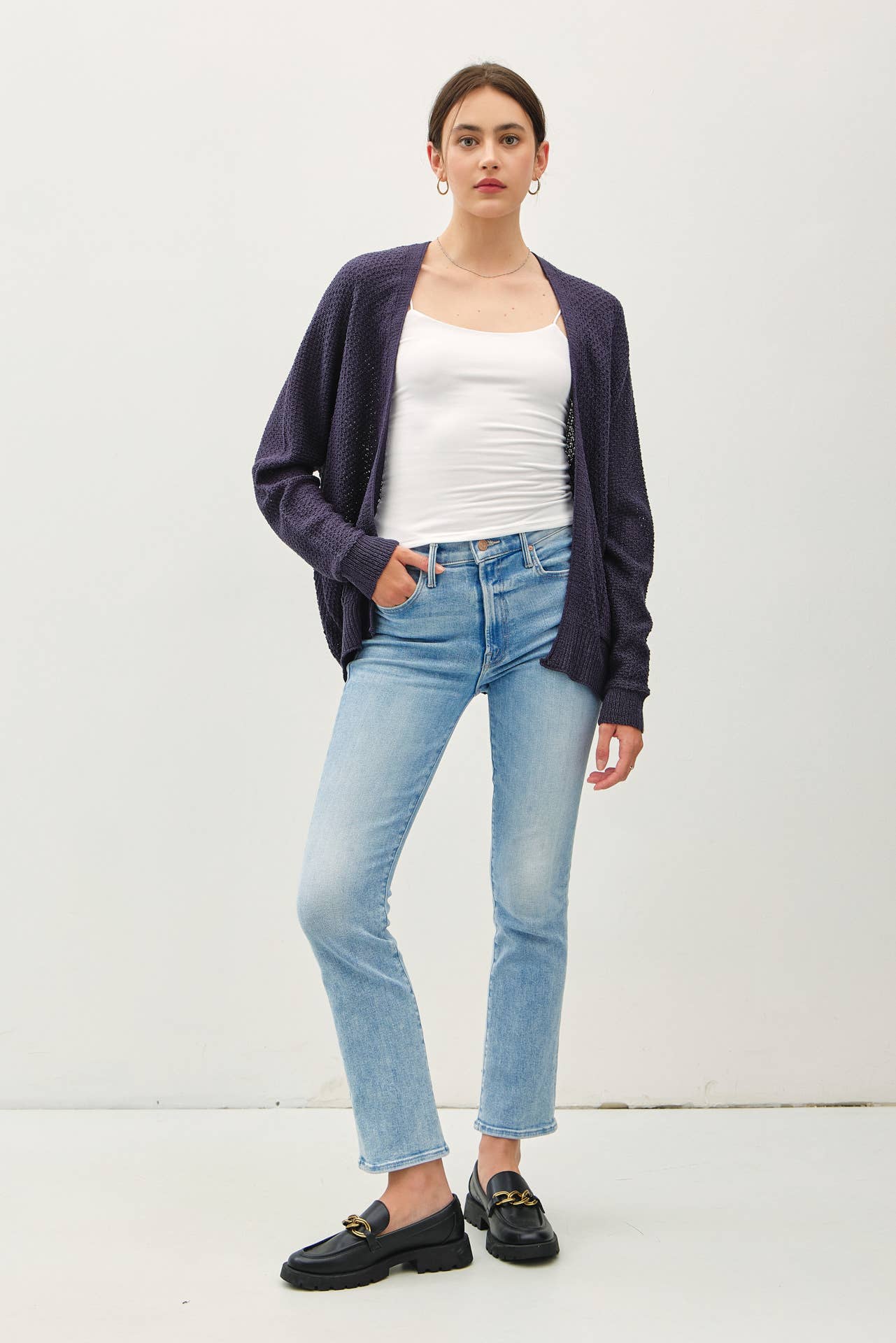 Cropped Kimono Crochet Cardi