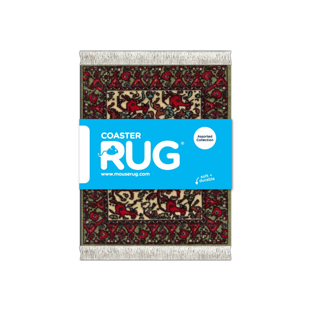 4 Pc CoasterRug Set International Assortment