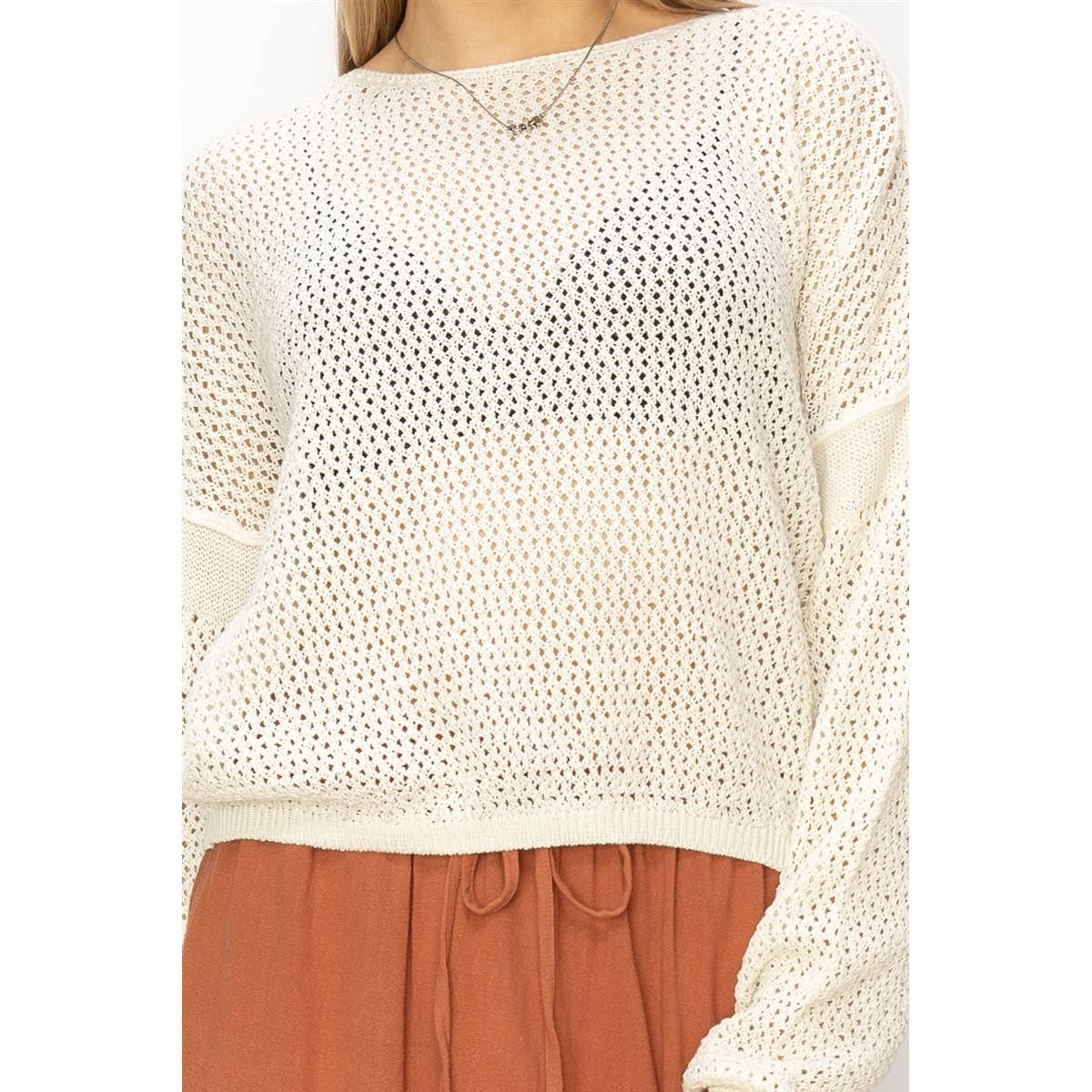Coastal Mesh Sweater