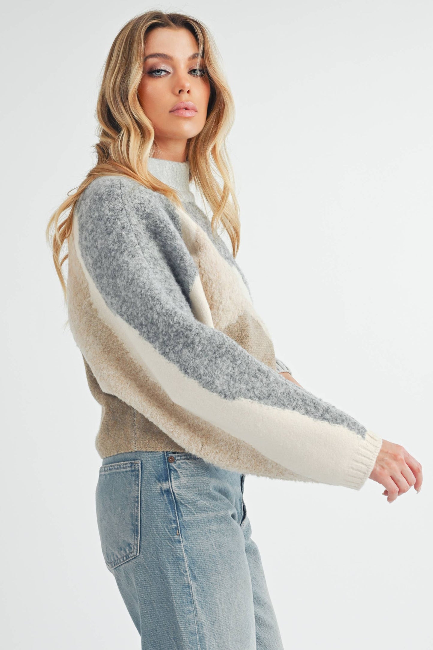 Topanga Cozy Mock Neck Sweater