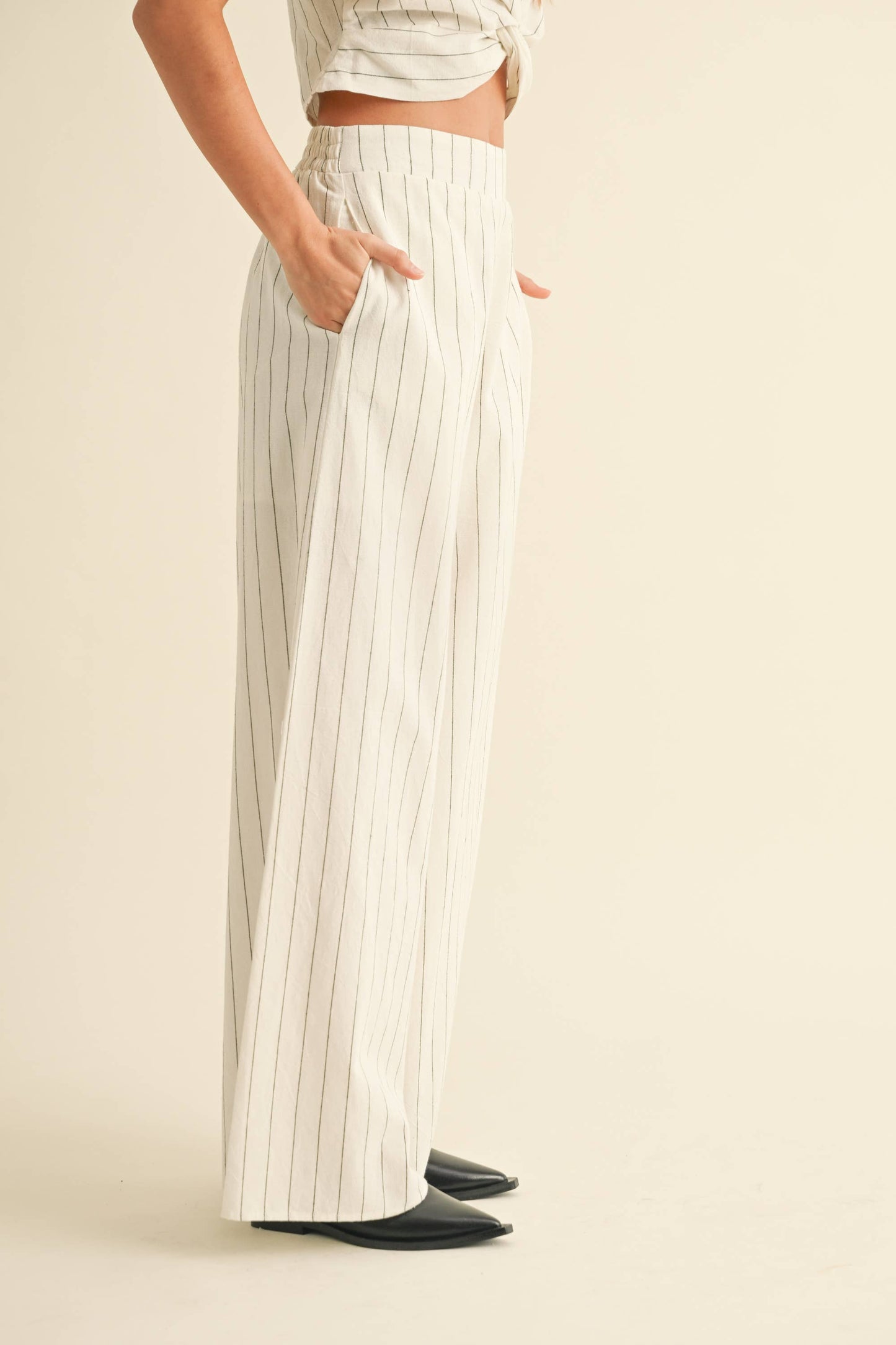 Jane Simple Striped Pant