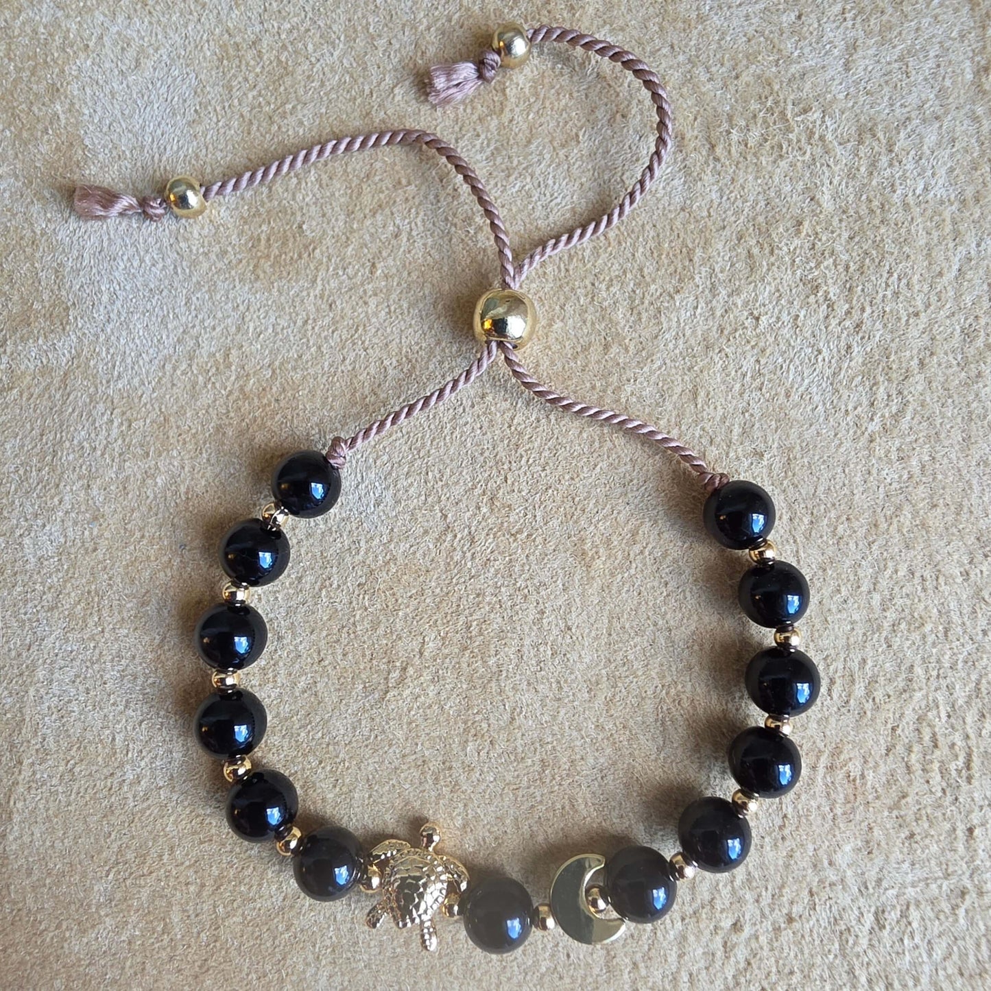 Beaver Moon Bracelet | Black Onyx