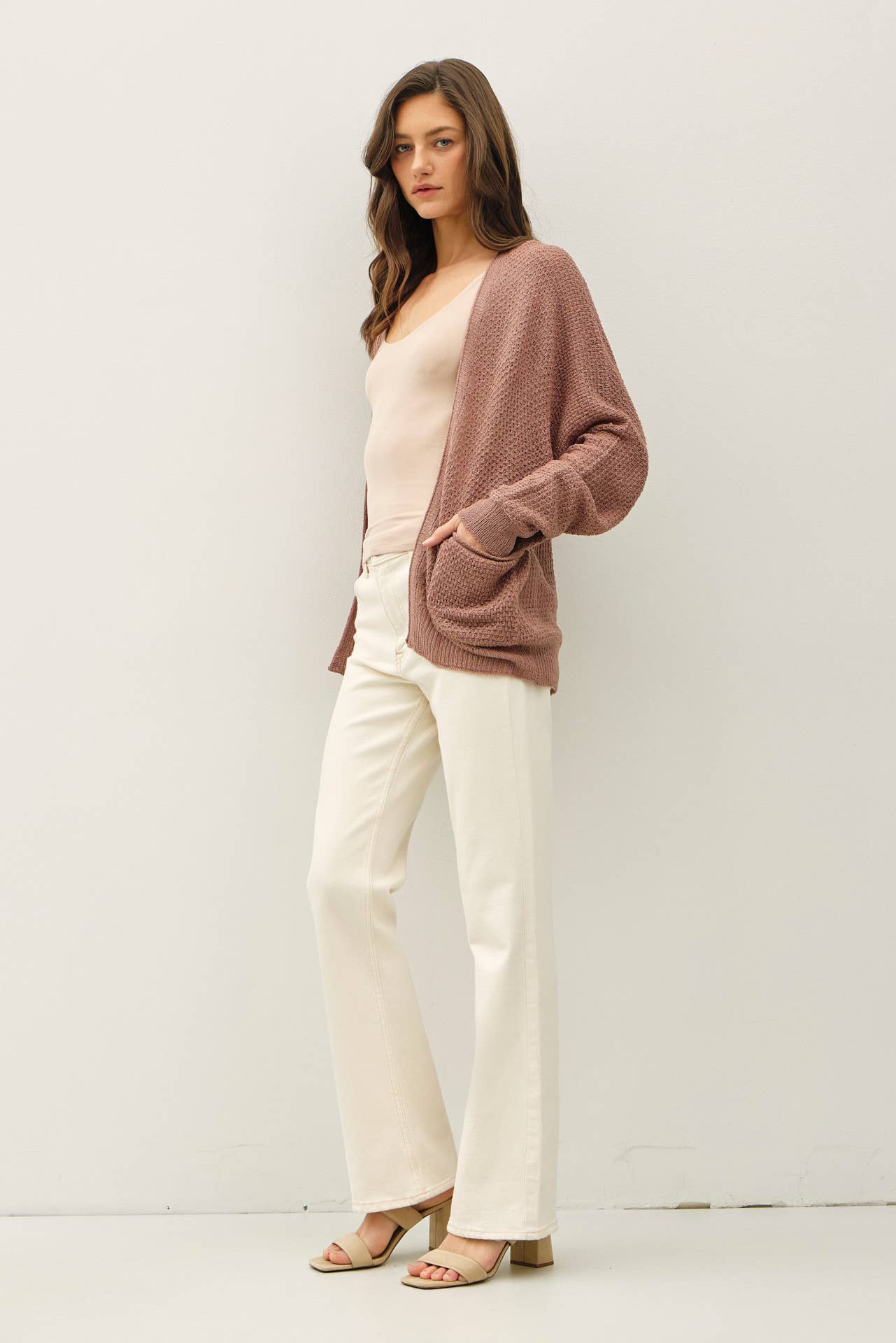 Cropped Kimono Crochet Cardi