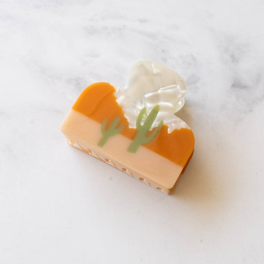Eco Desert Cactus Hair Claw Clip
