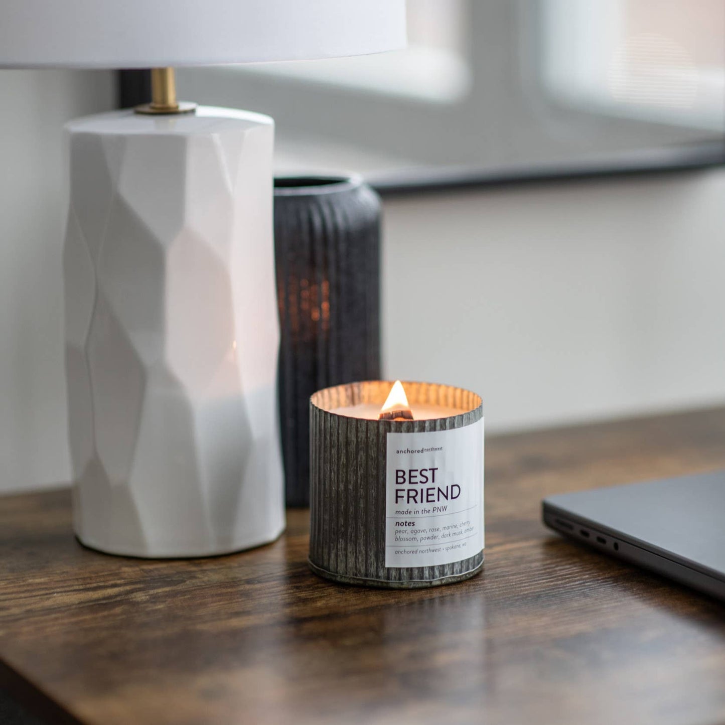 Beach Vibes Wood Wick Rustic Farmhouse Soy Candle