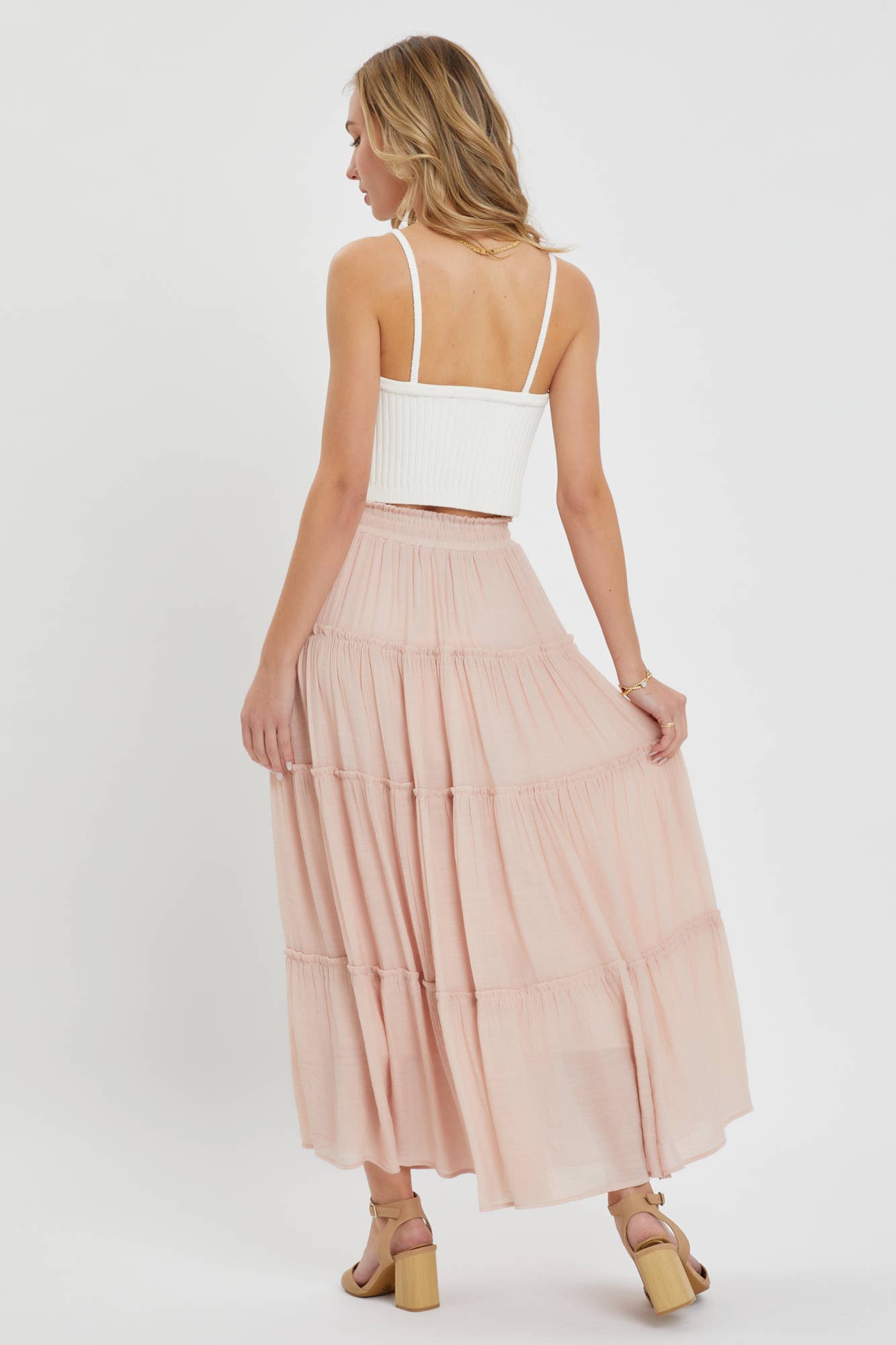 BESTSELLER TIERED MAXI SKIRT