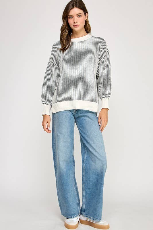 Super Soft Stripe Sweater