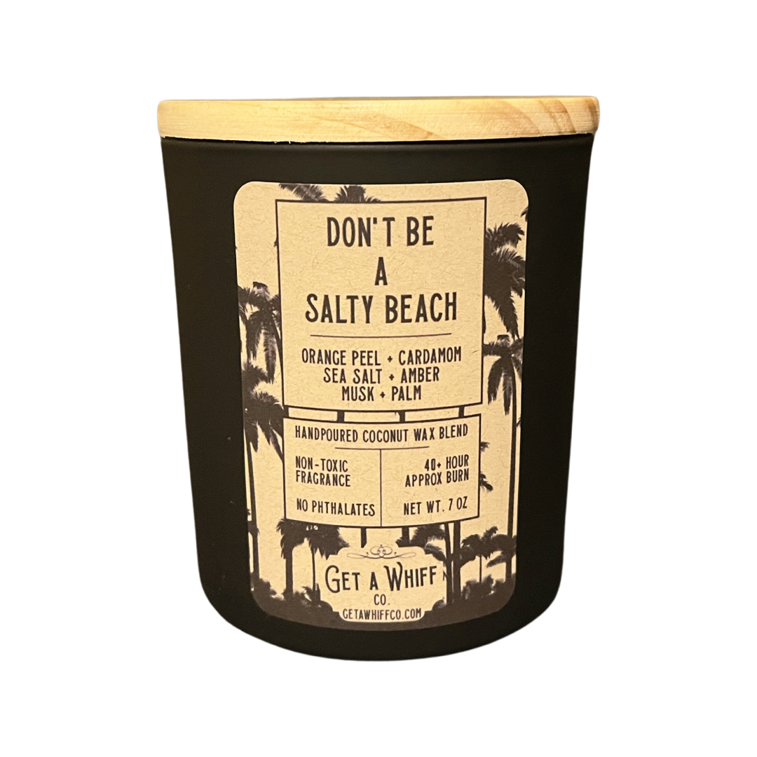 Don't Be a Salty Beach Candle