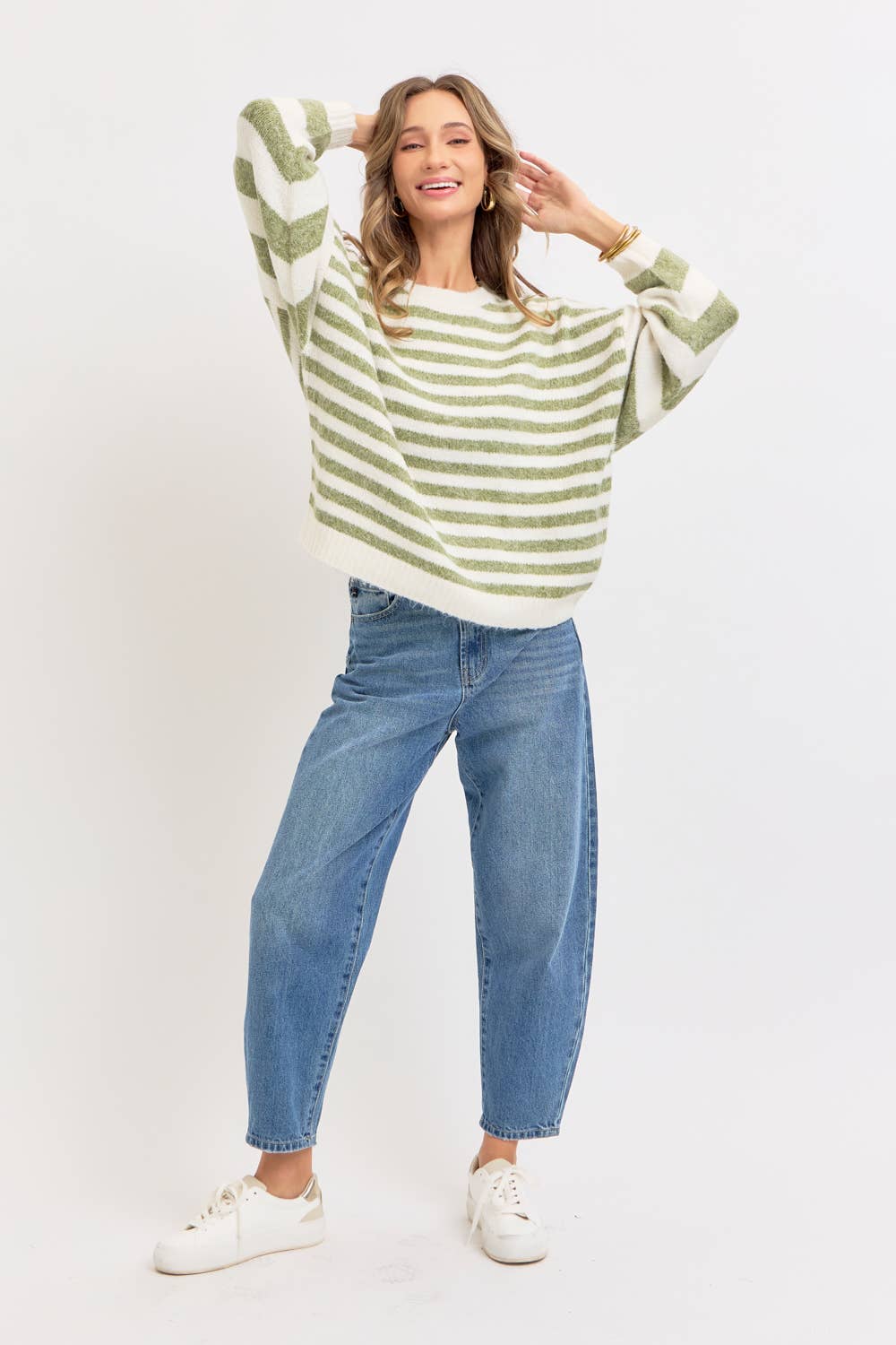 The Coziest Striped Sweater
