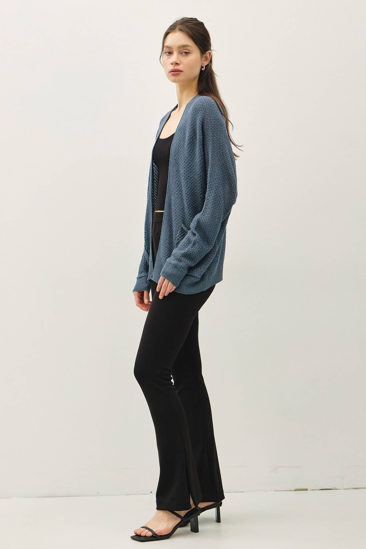 Cropped Kimono Crochet Cardi