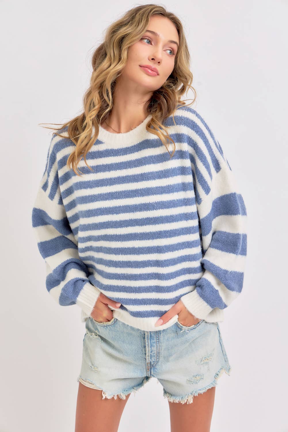 The Coziest Striped Sweater