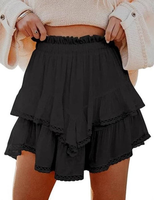 Ruffle Mini Skirt