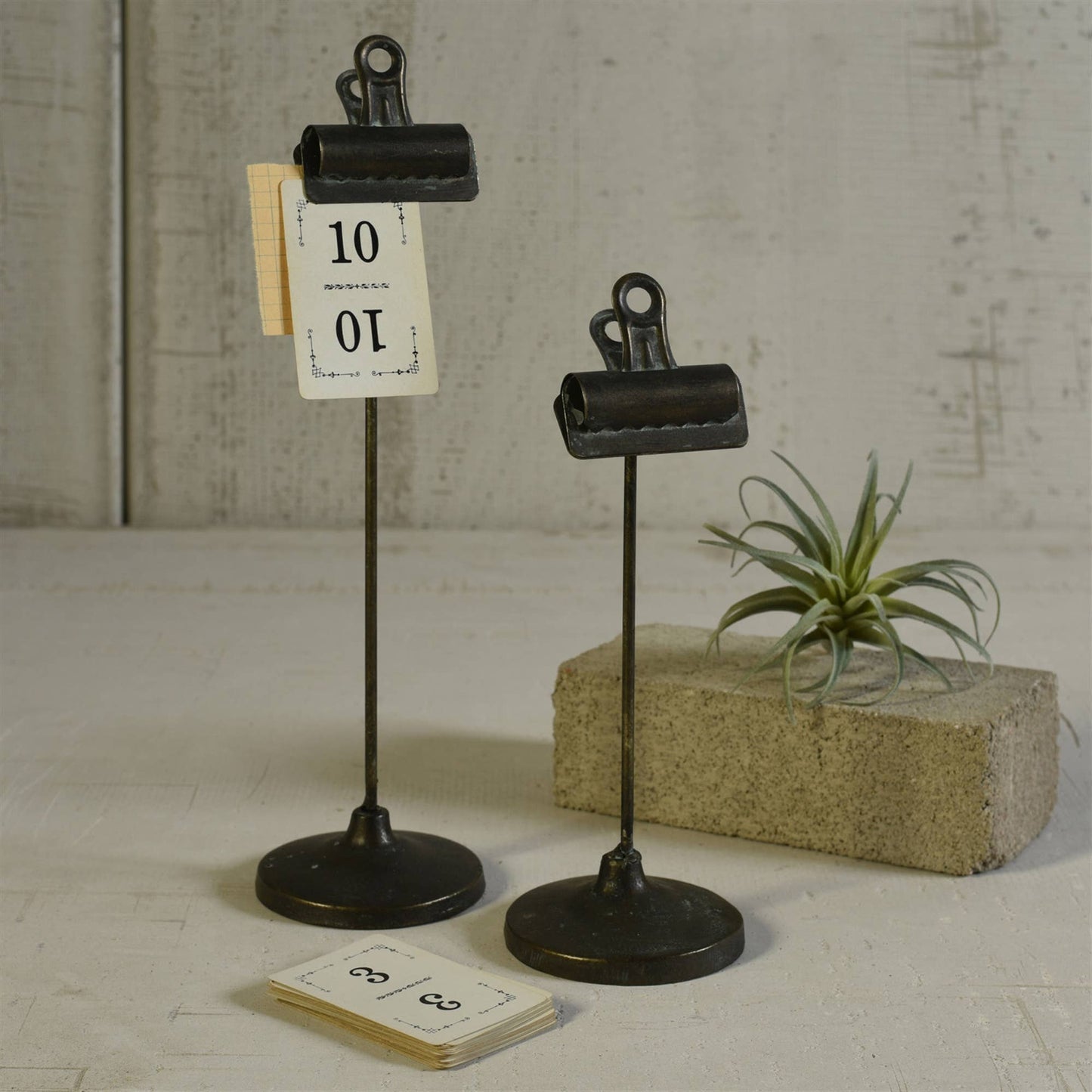 Bookkeepers Clip on Stand, Metal - Sm - Black