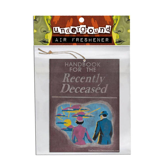 Handbook for the Recently Deceased Inspired Air Freshener