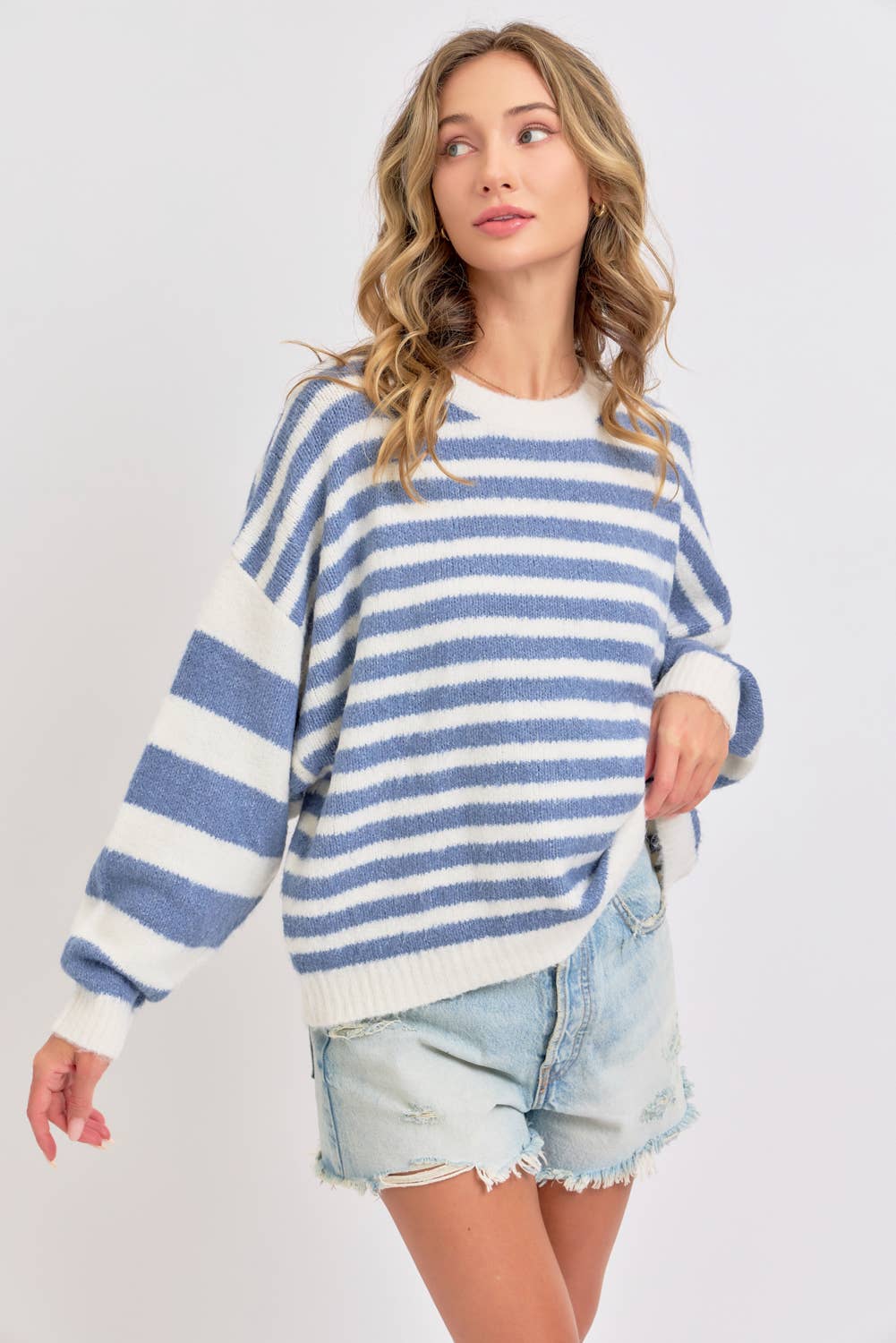 The Coziest Striped Sweater