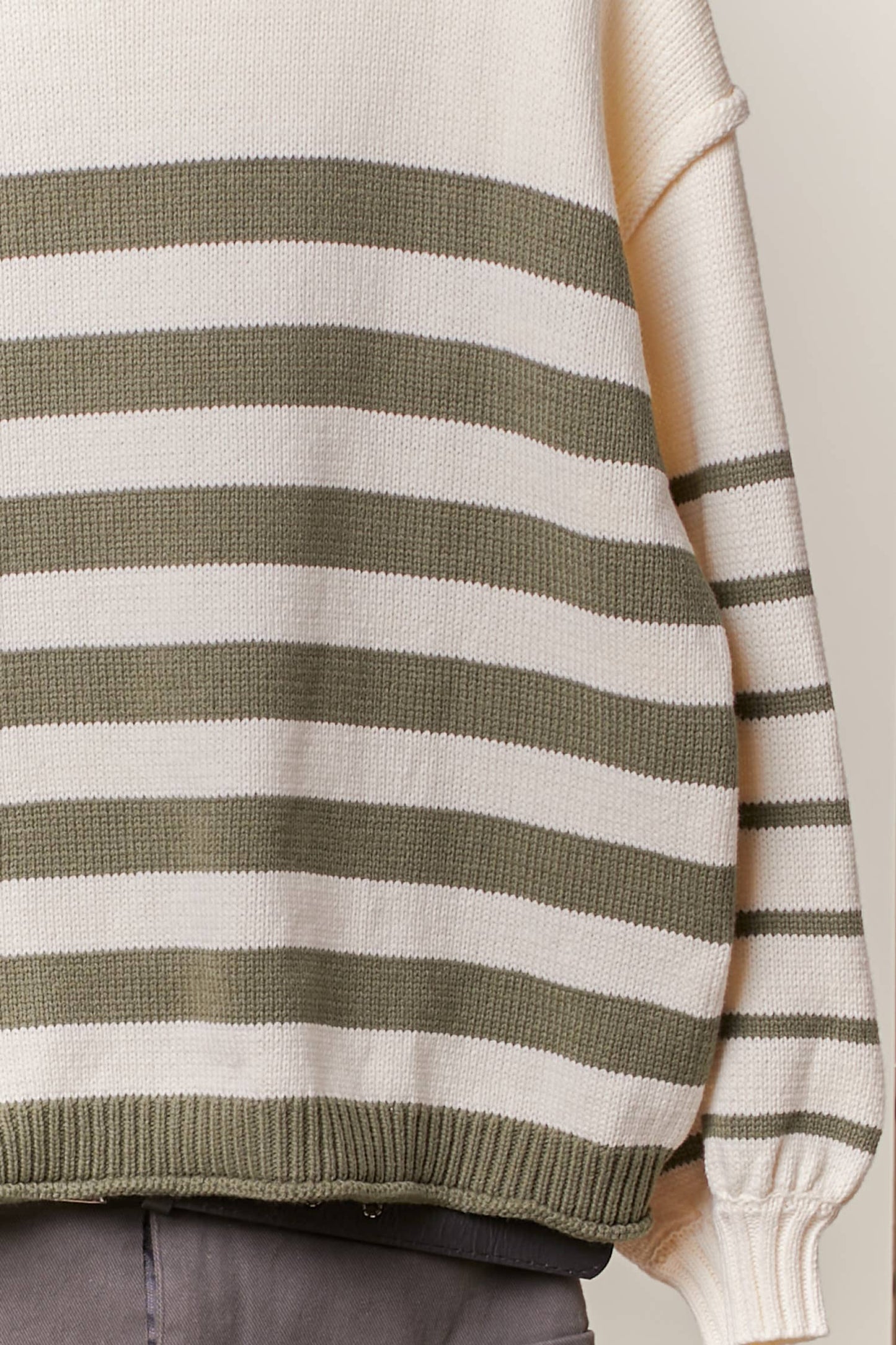 Stripe Loose Fit Sweater