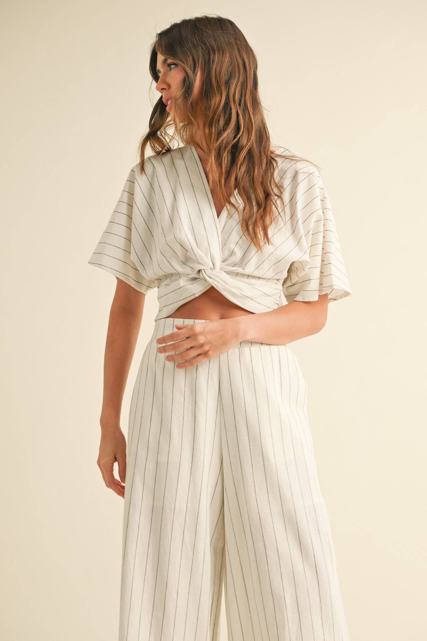 Jane Simple Striped Top