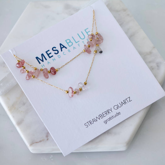 Nugget Gemstone Necklace