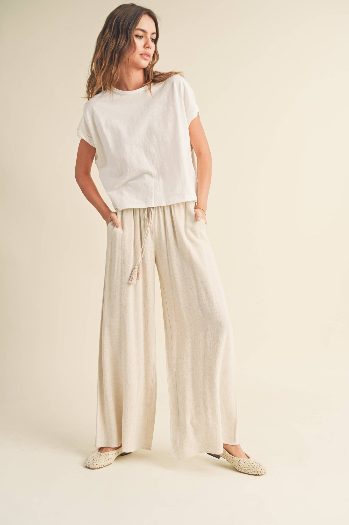 Linen Blend Pants