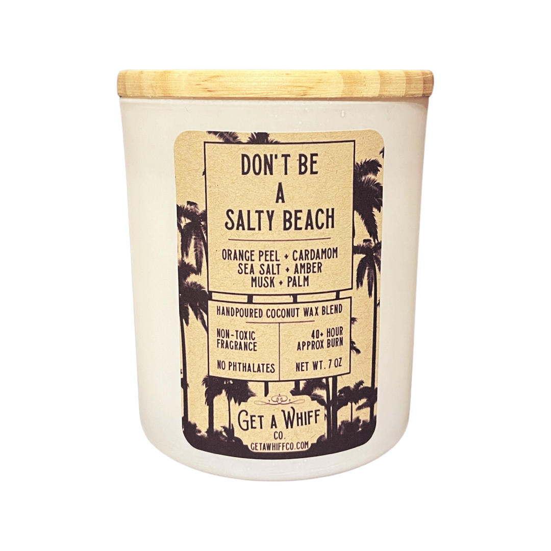 Don't Be a Salty Beach Candle