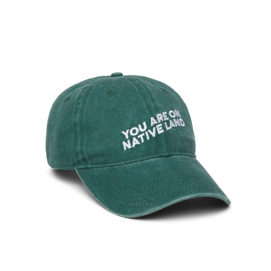Native Land Dad Cap Green