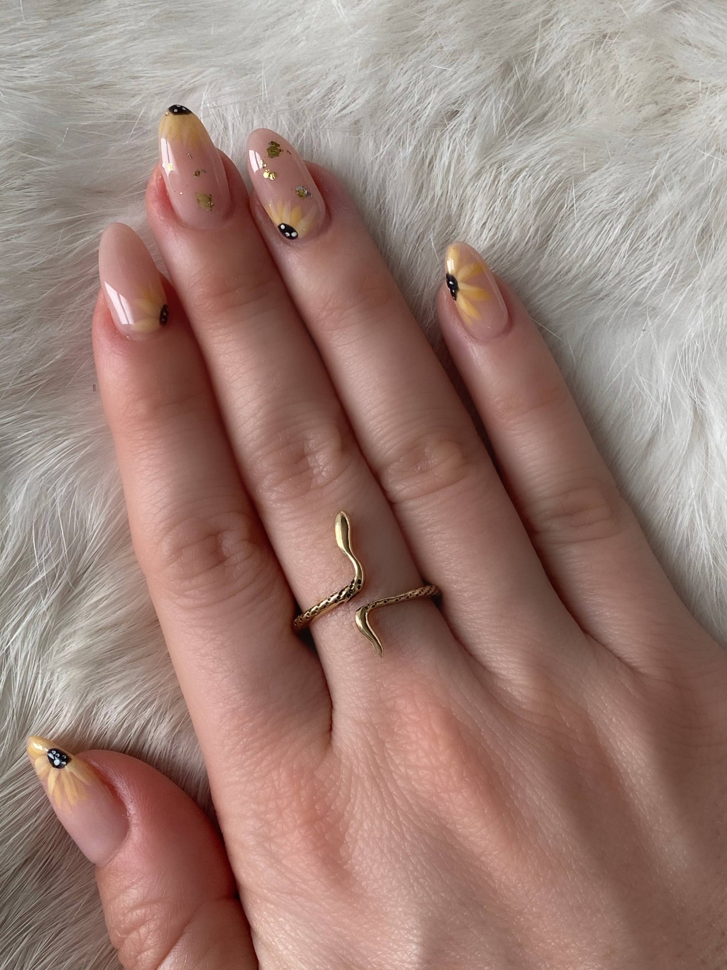 Brass Serpent Ring