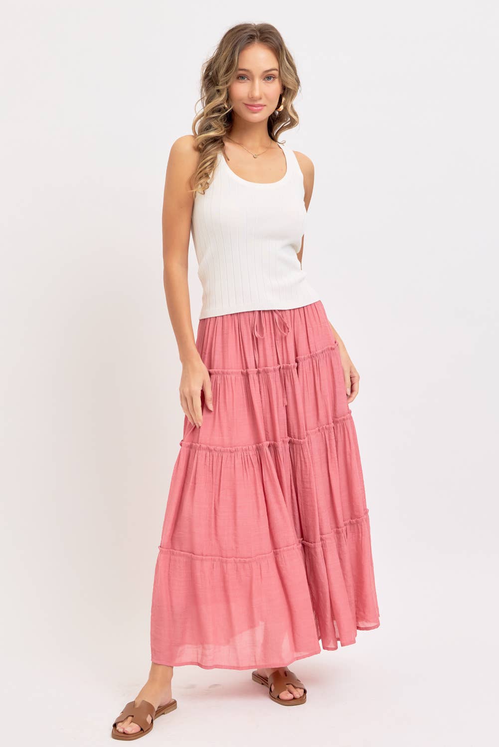 BESTSELLER TIERED MAXI SKIRT
