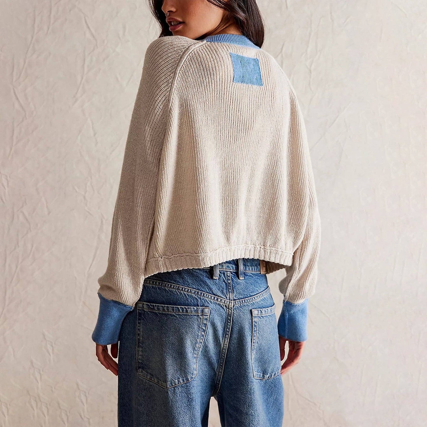 Contrast Cardi