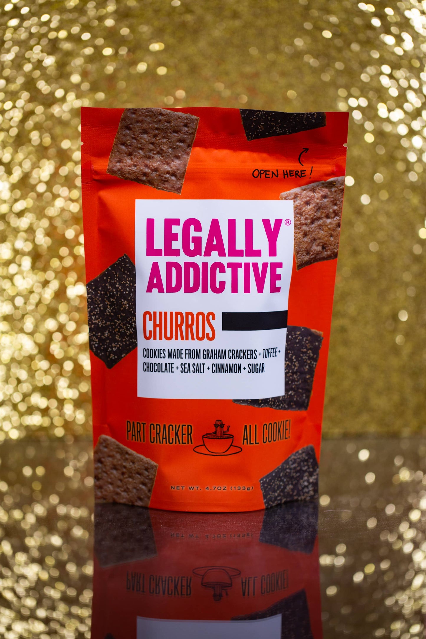 Churros! Toffee and Chocolate Covered Cookie