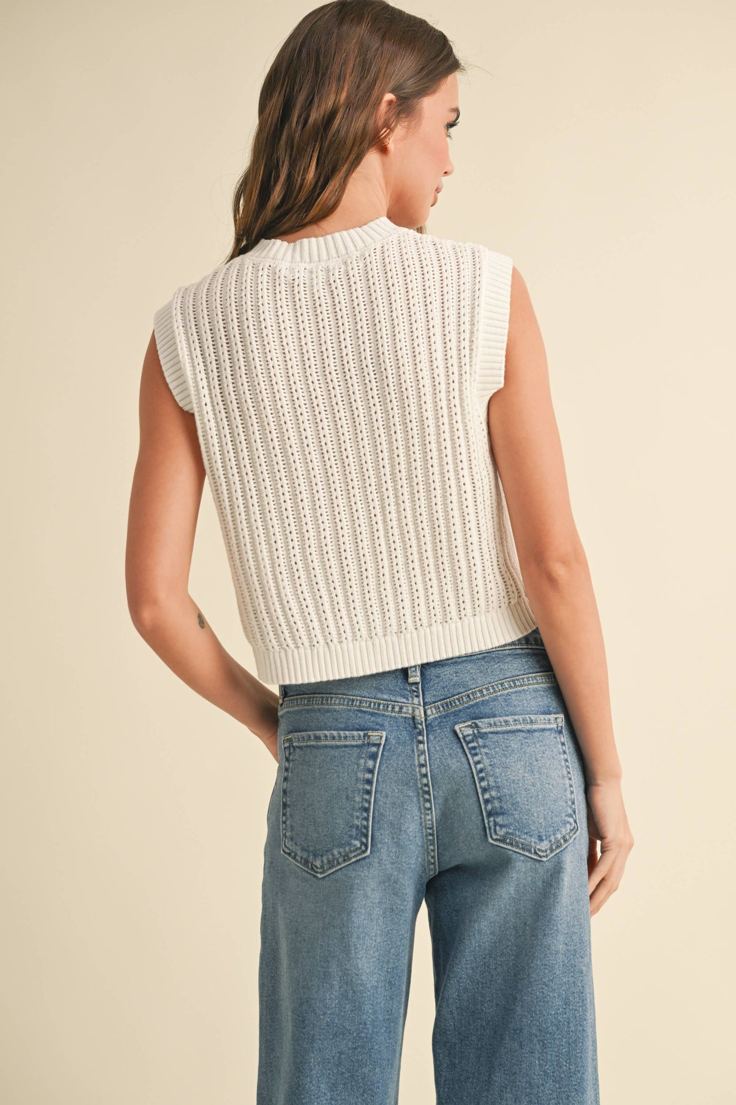 Button Crochet Vest
