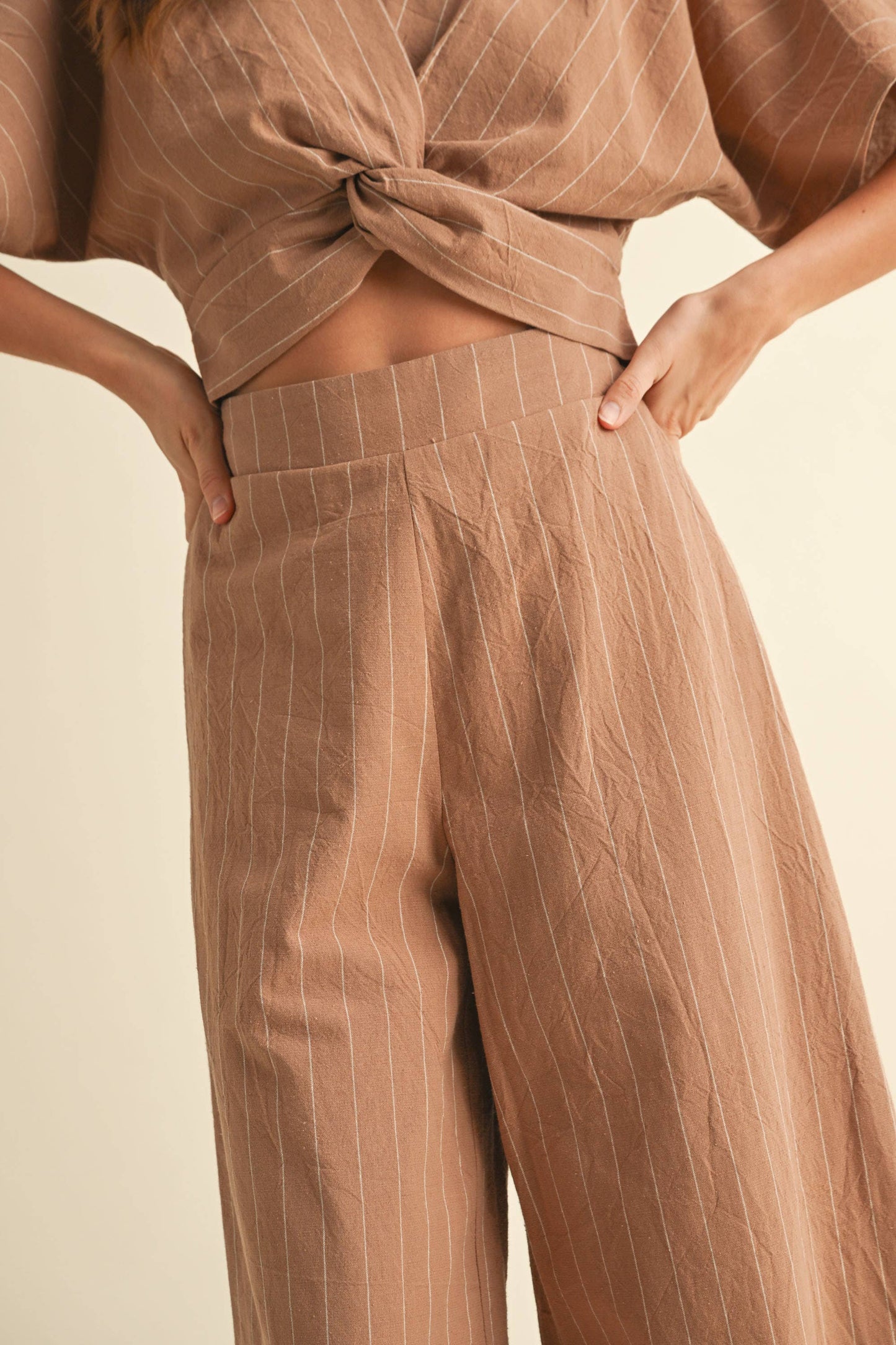 Jane Simple Striped Pant