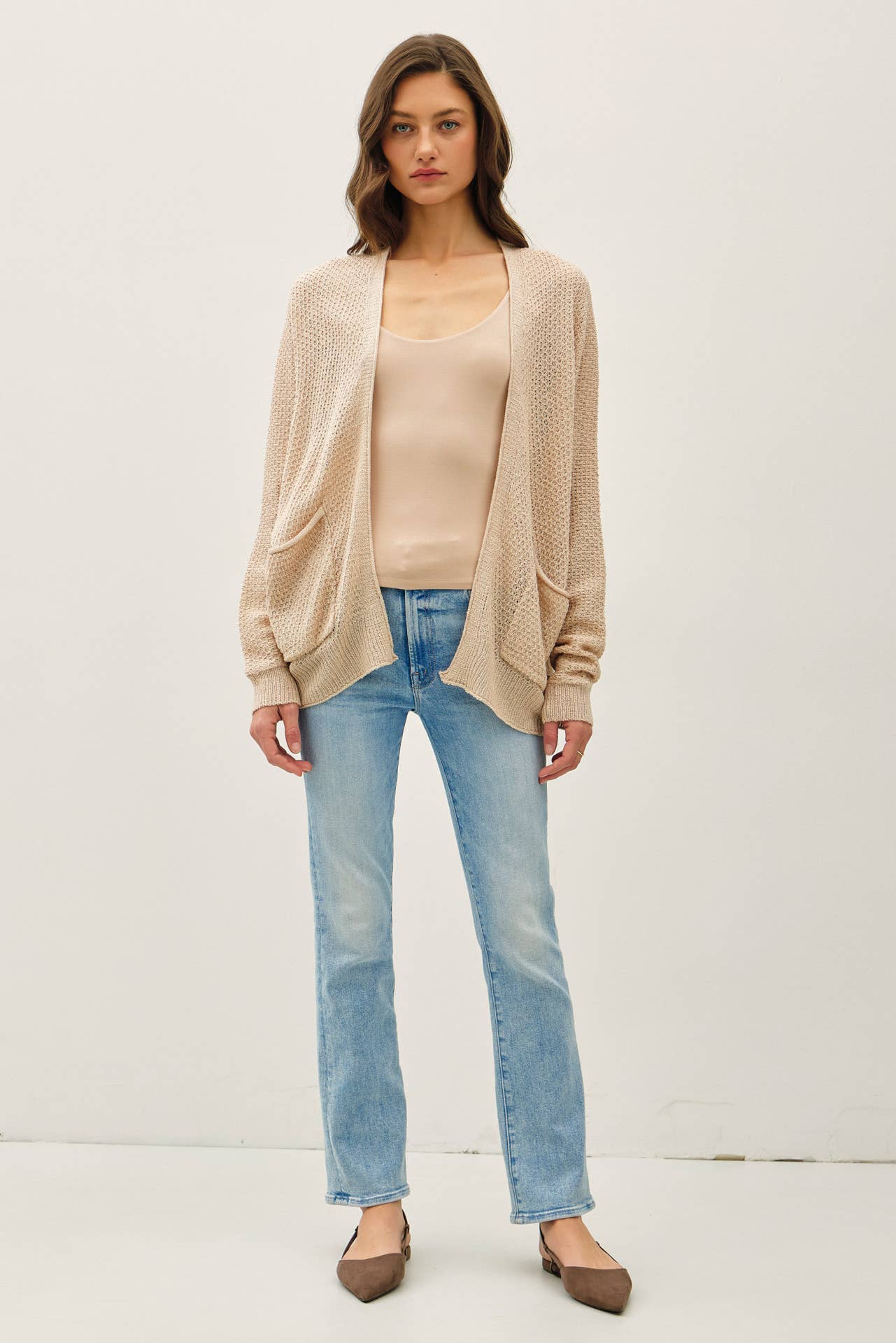 Cropped Kimono Crochet Cardi