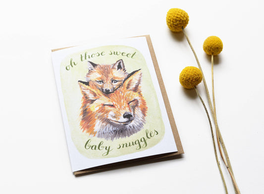 Fox Baby Card