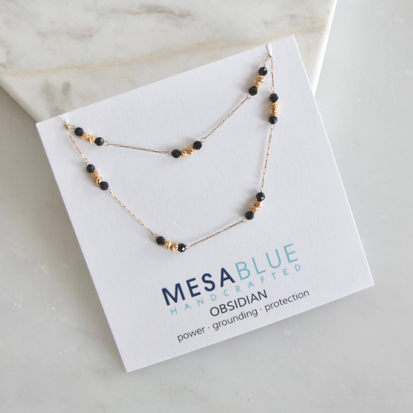 Gemstone Round Beaded Necklace