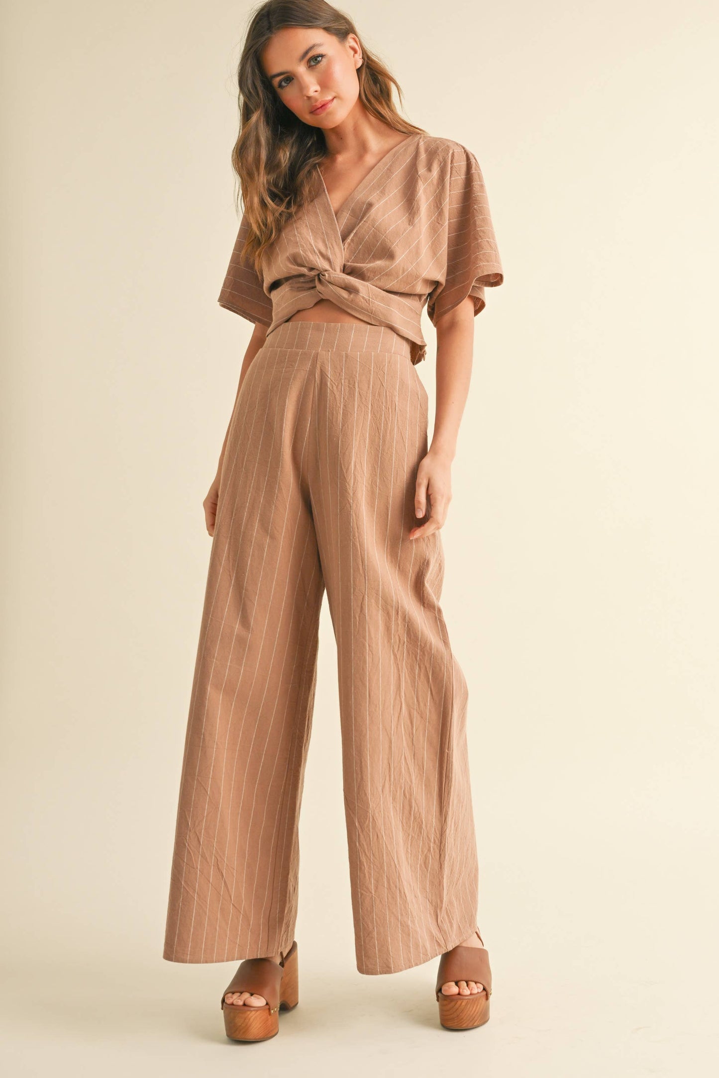 Jane Simple Striped Pant