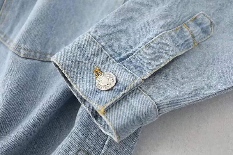 Oversized Jean Shacket