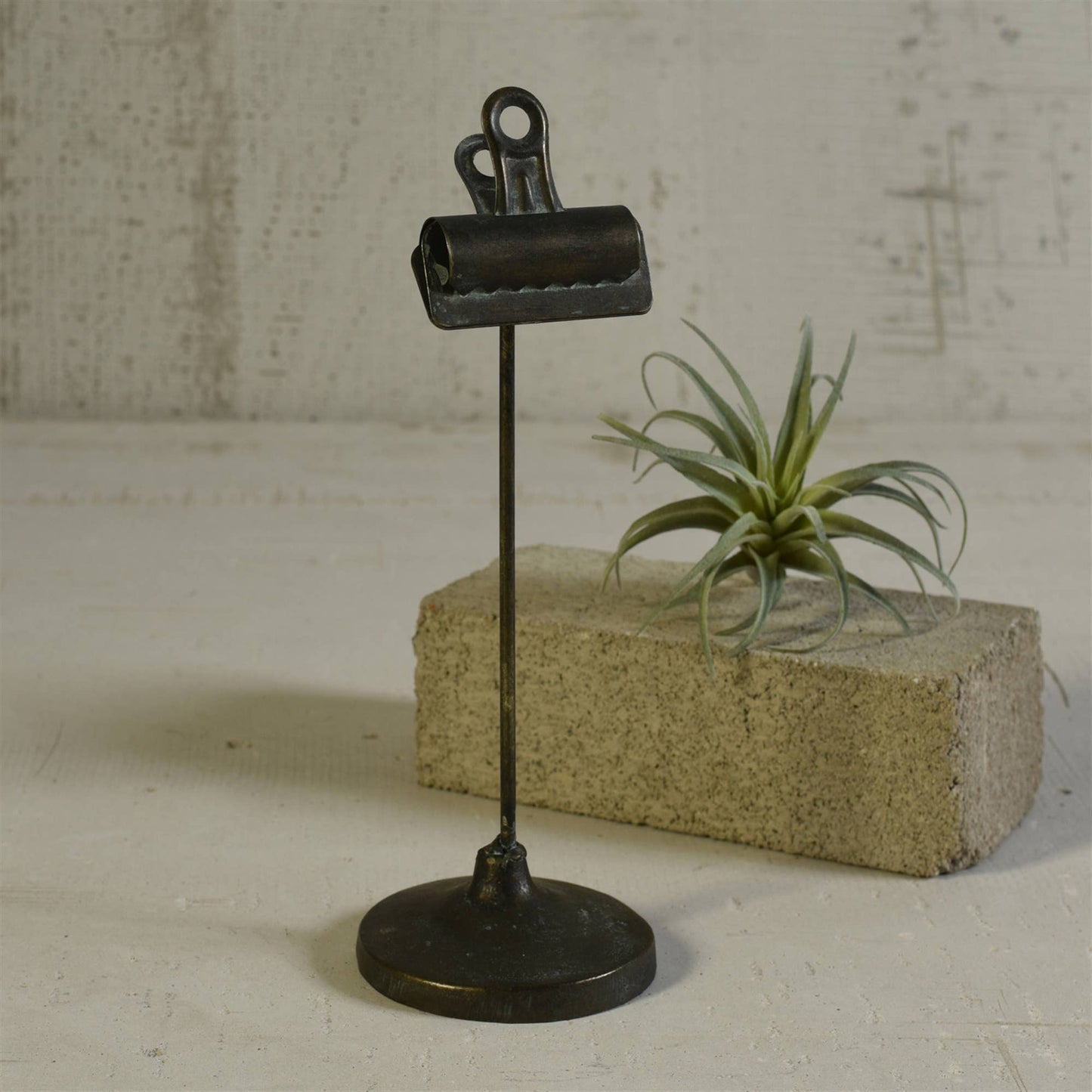Bookkeepers Clip on Stand, Metal - Sm - Black