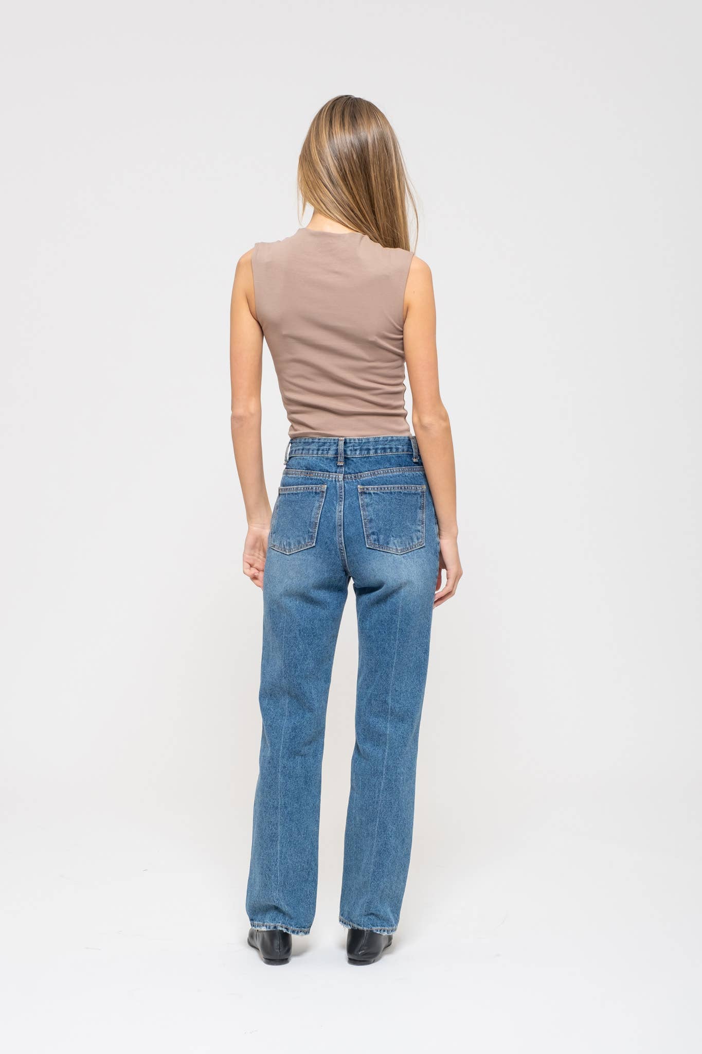 The Essential Cotton Mock Neck Top