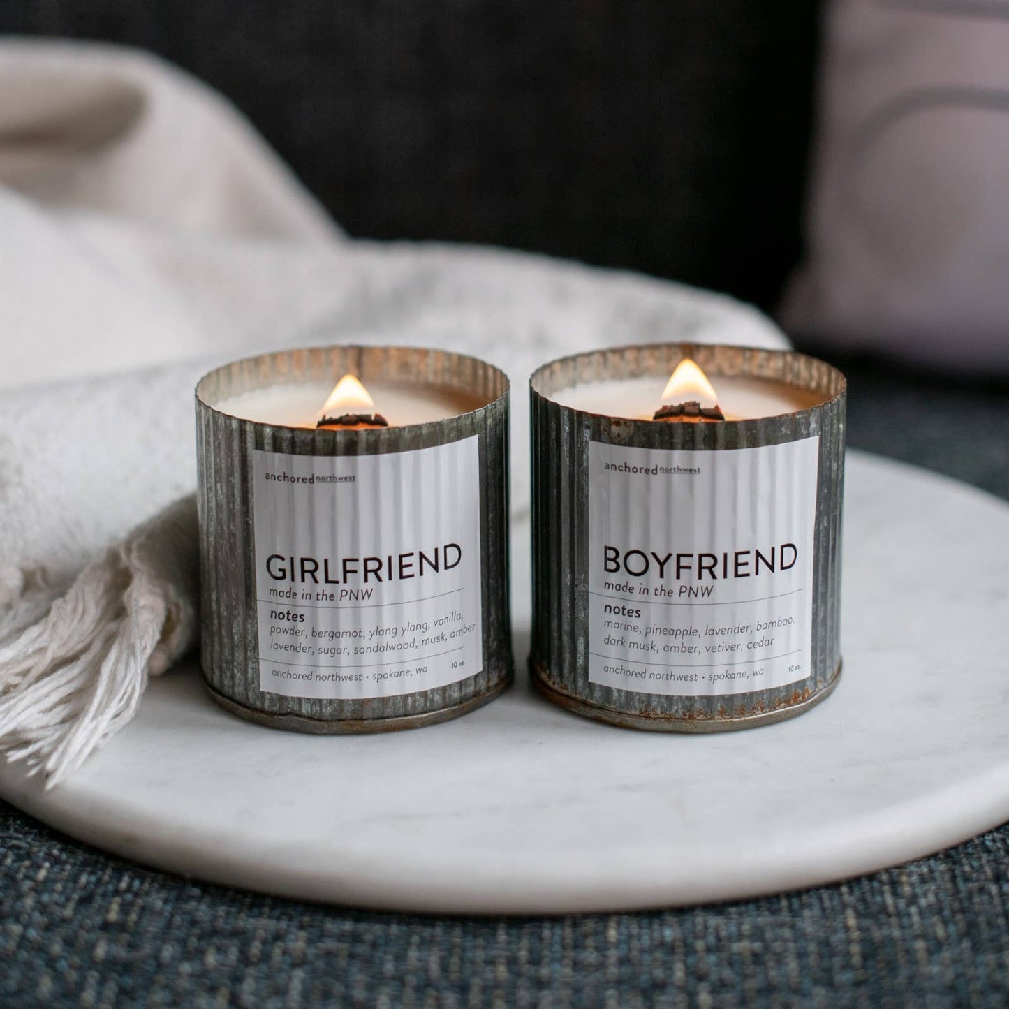 Beach Vibes Wood Wick Rustic Farmhouse Soy Candle