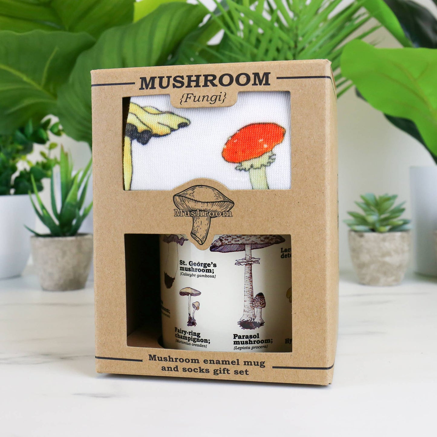 Mug & Socks - Mushroom