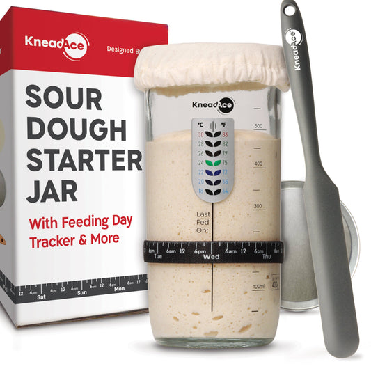 KneadAce® 24oz Sourdough Starter Jar