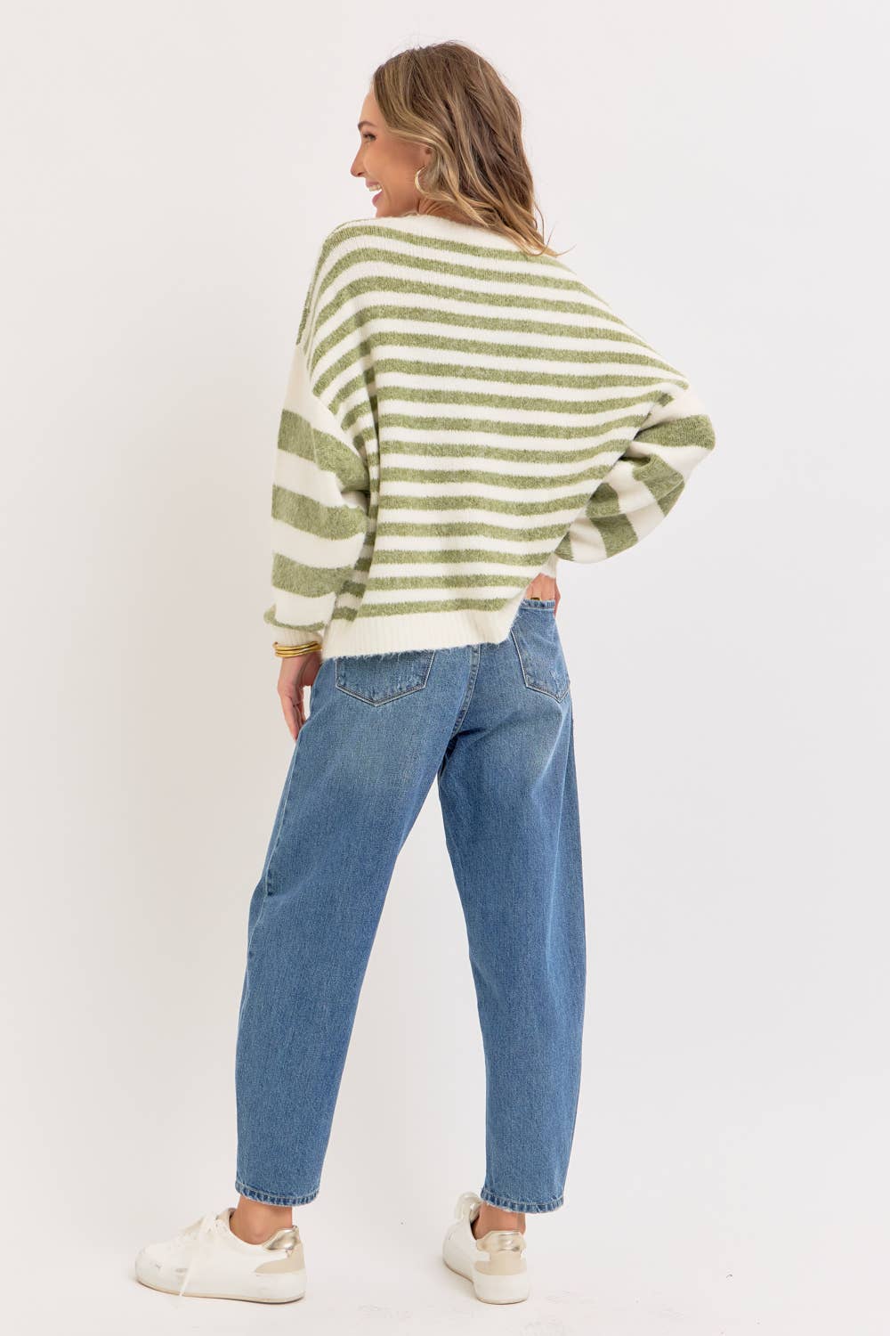 The Coziest Striped Sweater