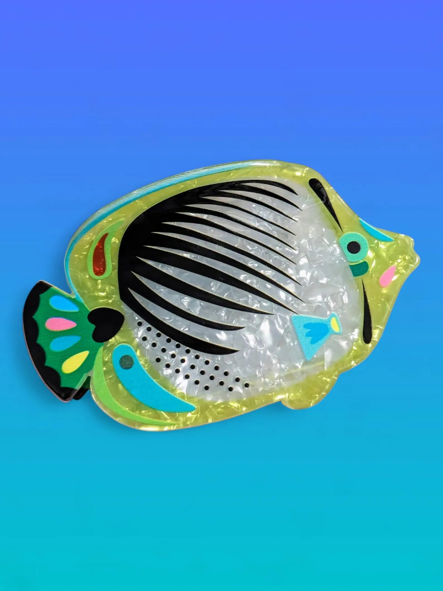 Tropical Fish Hair Clip | Medium