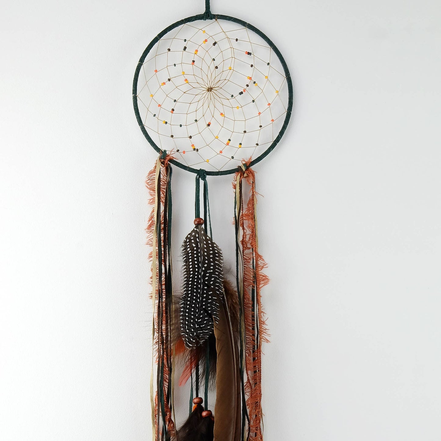 Fall 6" Green Dream Catcher