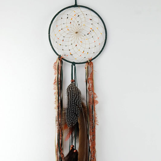Fall 6" Green Dream Catcher