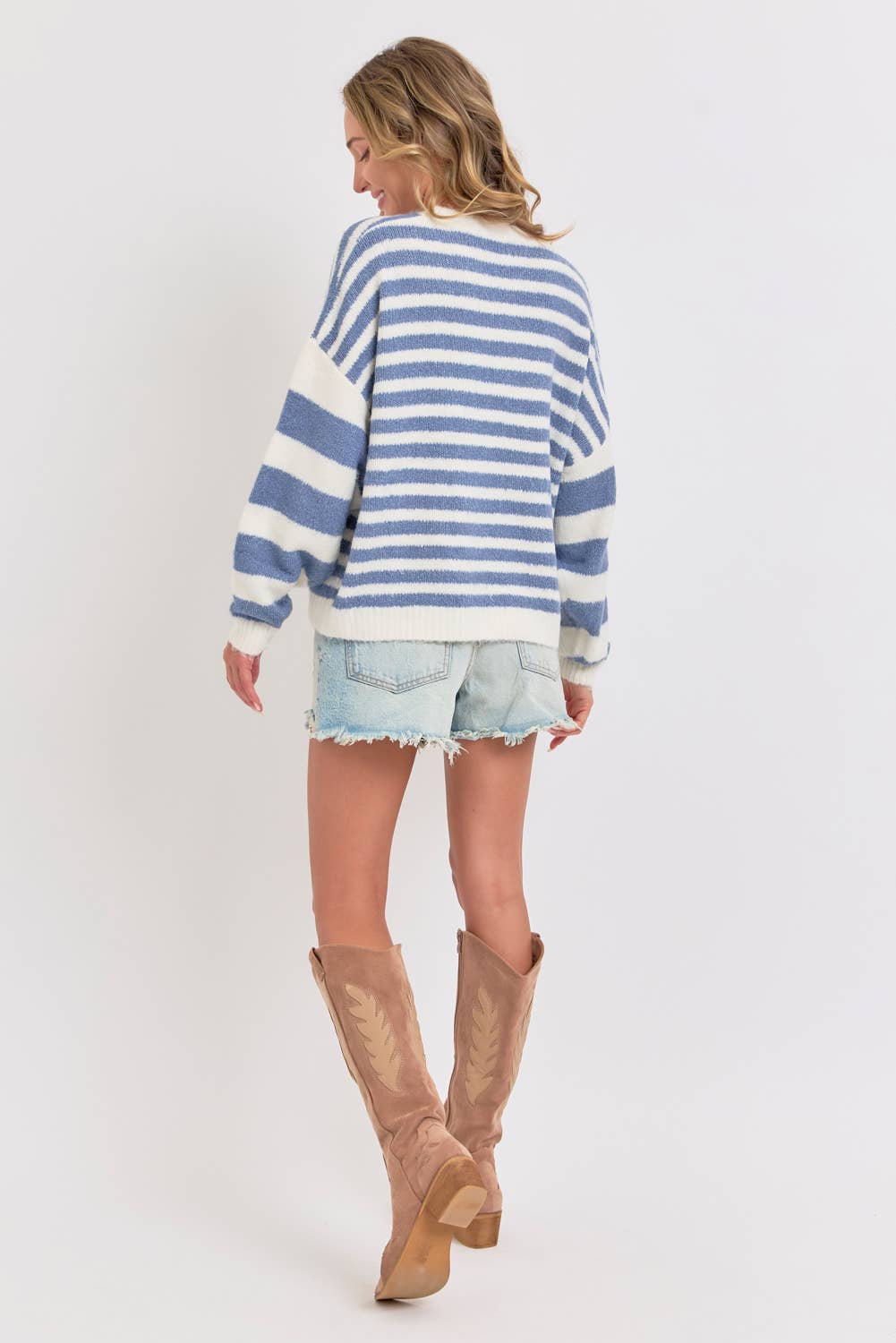 The Coziest Striped Sweater