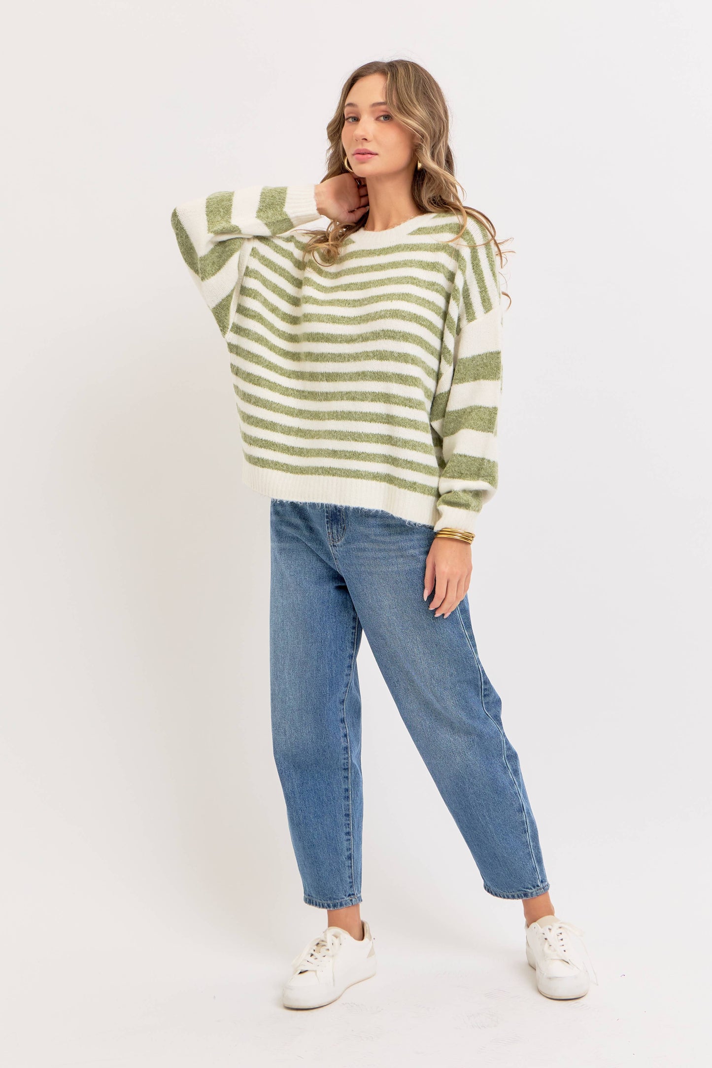 The Coziest Striped Sweater